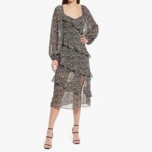 Floret Studios Layered Midi Dress